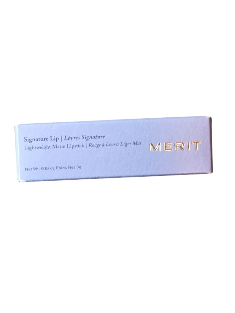 NEW MERIT Signature Lip Lightweight Matte Lipstick 3g Full Size